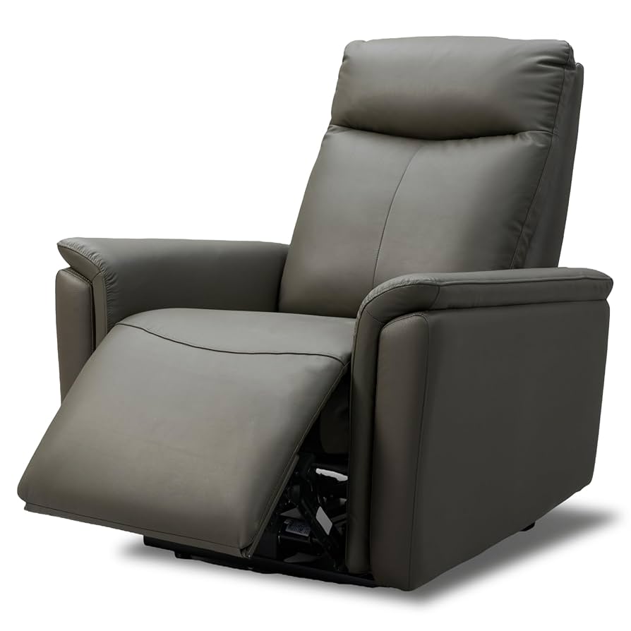 新品　リクライニングチェア　リクライニングソファ　電動　ダークグレー リクライニングチェア テーブル付き リクライニングソファ 1人